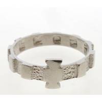 Bague-Dizainier - Argent Rhodié - Plats / Mes 1