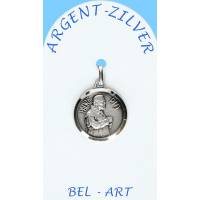 Médaille Argent - St P. Pio - 16 mm