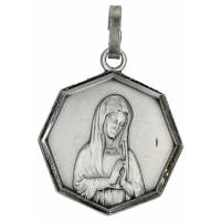Médaille 20 X 20 mm Vierge Bx - Métal Agté