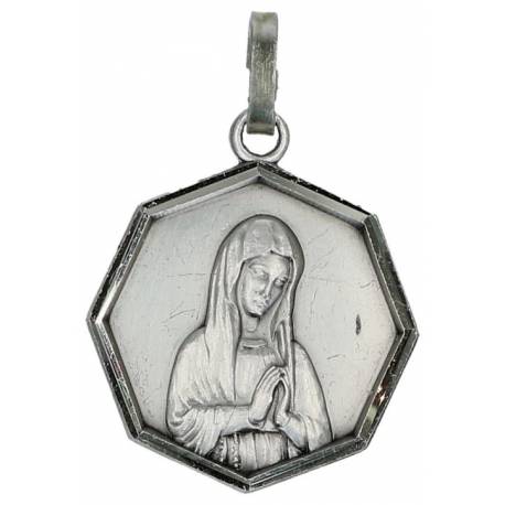 Médaille 20 X 20 mm Vierge Bx - Métal Agté
