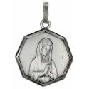 Médaille 20 X 20 mm Vierge Bx - Métal Agté