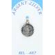 Medaille Zilver Scapulier - 14 mm 