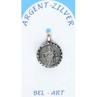 Medaille Zilver Scapulier - 16 mm 