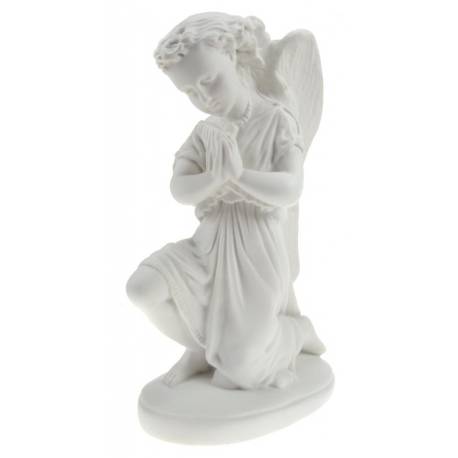Statue 30 cm Ange priant - Blanc