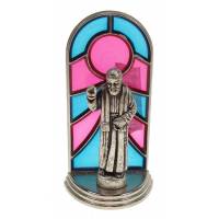 Cadre-Vitrail - St P Pio