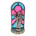 Cadre-Vitrail - St P Pio