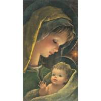 Image - Vierge et enfant - 10.5 X 5.7 cm