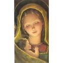 Image Vierge Et Enfant 10.4 X 5.7 Cm