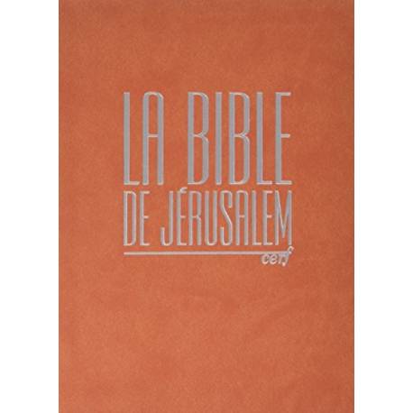 Bible de Jérusalem - Cuir fauve 