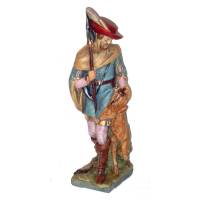 H Hubertus - 30 cm - Franse steen 