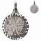 Medaille Scapulier - 14 mm - Metaal Verzilverd 