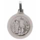 Medaille Scapulier - 14 mm - Metaal Verzilverd 