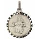 Medaille Scapulier - 14 mm - Metaal Verzilverd 