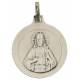 Medaille Scapulier - 14 mm - Metaal Verzilverd 