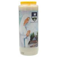 Neuvaine / blanc / Buste Banneux + Logo