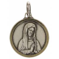 Medaille O.L.V. biddend - 16 mm - Met Verz 