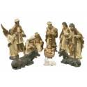 Creche 40 Cm 11 Personnages "Or"