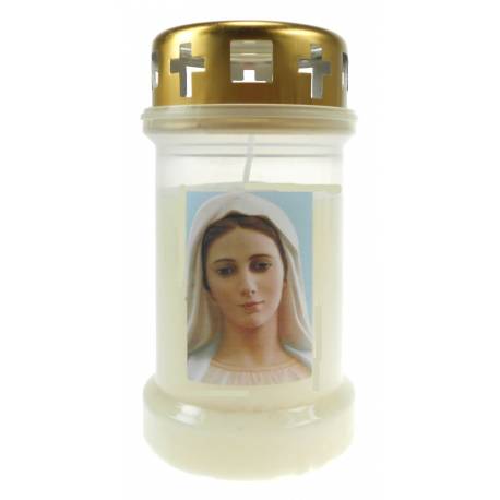 Bougie 3J / CD / blanc / Medjugorje