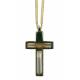 Pendentif plaqué-or+Chaine 60 Cm-Eau Jourdain/Terre Ste