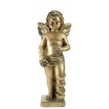 Ange - 20 cm - "marbre" finition bronze