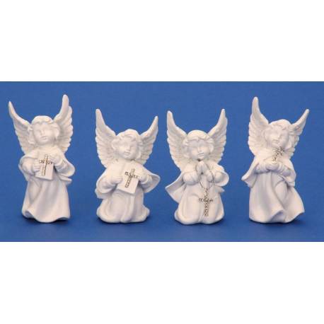 Ange Blanc 10 Cm Avec Croix