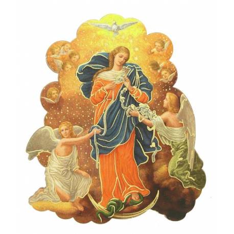 Magneetplaatje - Maria die de knopen ontwart 