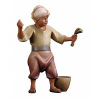 Houtsnijwerk Kameeldrijver Met Voer voor kerstfiguren van 16 cm / Gekleurd 