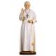 Houtsnijwerk beeld Paus Franciscus 23 cm gekleurd 