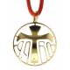 Medaille Zilver Tau Verguld 