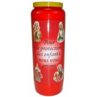 Neuvaine / rouge / Pour la protection des enfants