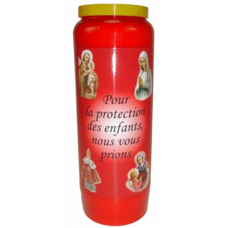 Noveenkaars / rood / Bescherming van de kinderen - FR 