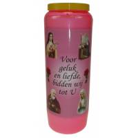 Neuvaine / rose / Voor geluk en liefde