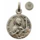 Medaille H Rita / H Nicolaas van Tolentijn - 18 mm - Metaal Verzilverd 