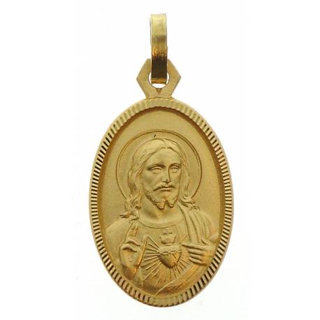Medaille - H Hart - Metaal Verguld 