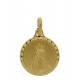 Medaille OLV met Kind - 14 mm - Metaal Verguld 
