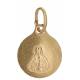 Médaille Scapulaire - 12 mm - Métal Doré