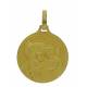 Medaille OLV van de Goede Raad - 23 mm - Met. verguld 
