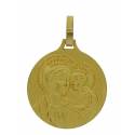 Medaille OLV van de Goede Raad - 23 mm - Met. verguld 
