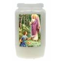 Kaars 3 Dagen / wit / Aartsengel Raphael 
