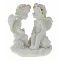 Couple d'anges assis - 9 cm