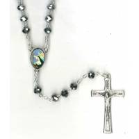 Chapelet Cristal Acier Ste Rita