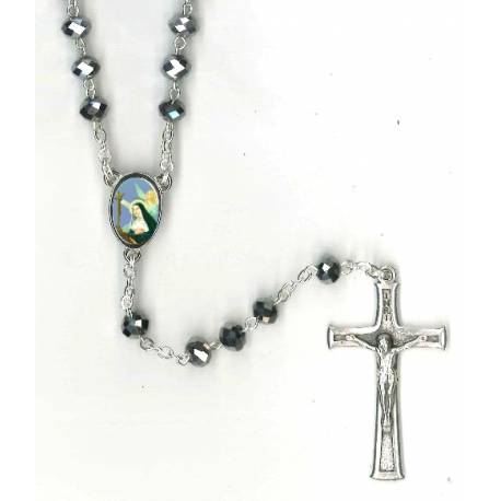 Chapelet Cristal Acier Ste Rita