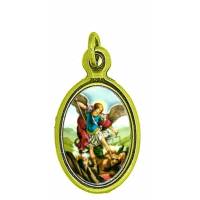 Medaille 15 mm Ov H Michael Met verguld 