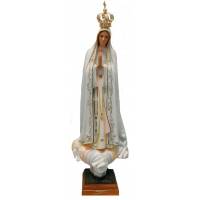 Beeld 65 cm - Fatima + Duiven + Glazen Ogen 