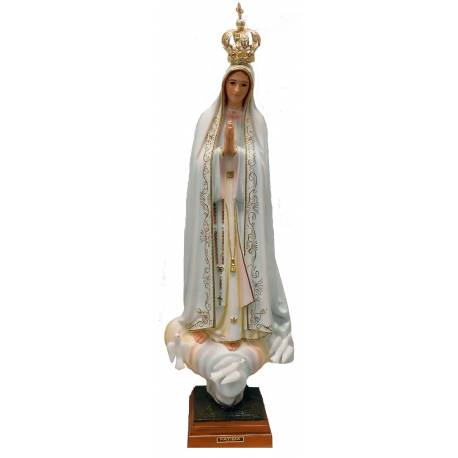 Statue 65 cm - Fatima - Colombe - Yeux de verre