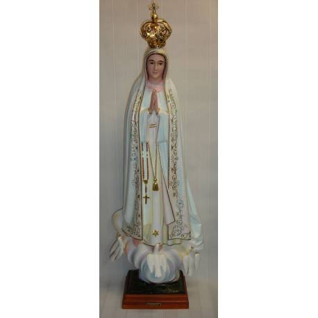 Beeld 100 cm - Fatima + duiven 