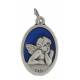 Médaille 20 mm Ov - Ange - Email Bleu