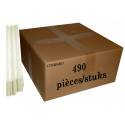 Carton de 490 Cierges d'offrande - 15 gr - 16 cm - 7 KG
