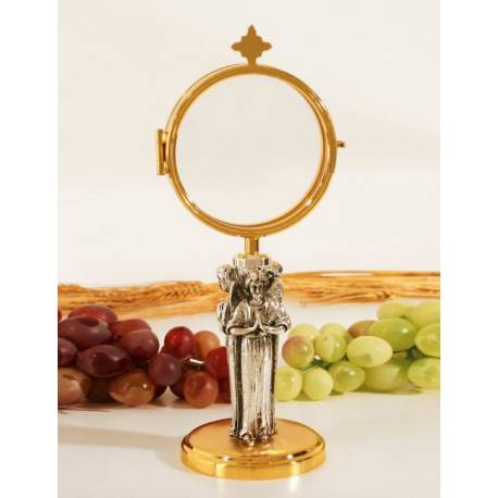 Ostensoire H 22 Cm Hostie 70 Mm Avec Anges
