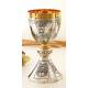 Calice H 20 Cm Doré/Argenté 4 Évangélistes